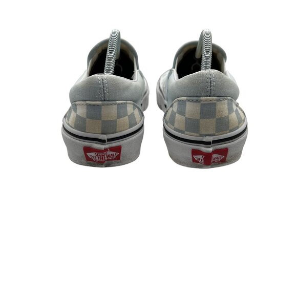 Vans Sky Blue White Checkerboard Classic Skater Slip-On Shoes Mens 7.5  Womens 9 - Picture 3 of 9